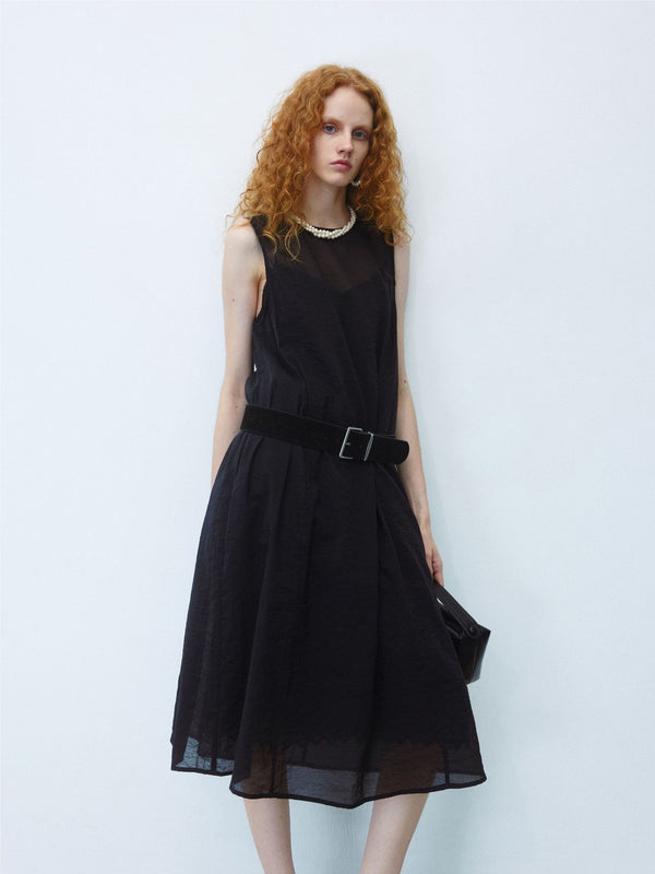 Robe en maille ajourée